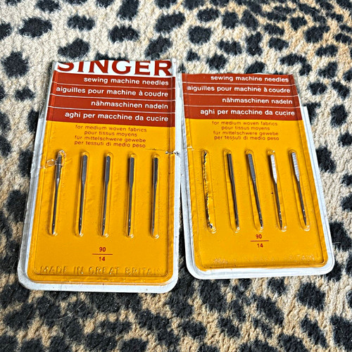 Singer sewing machine needles - singer,