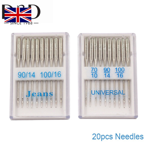 20x sewing machine needles - 20x,